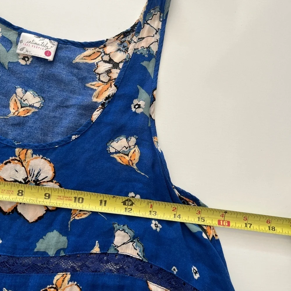Free People Floral Mini slip Dress